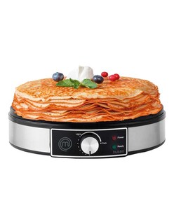 Foto 3 | Crepera Masterchef Mk-cm-vss con Control de Temperatura Plateada
