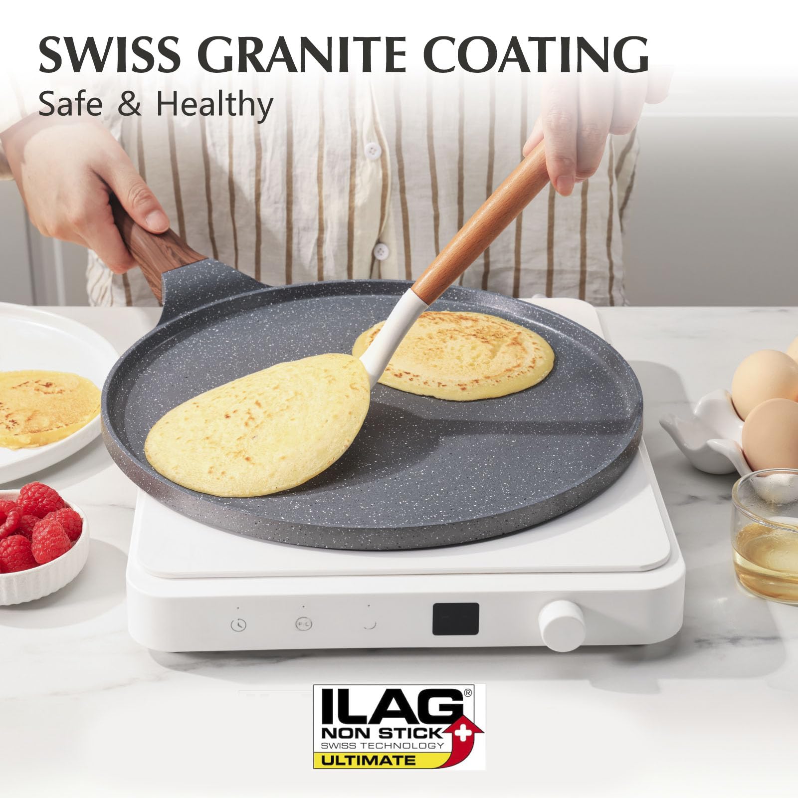 Foto 2 | Sartén para Crepas Sensarte 30 cm- Venta Internacional