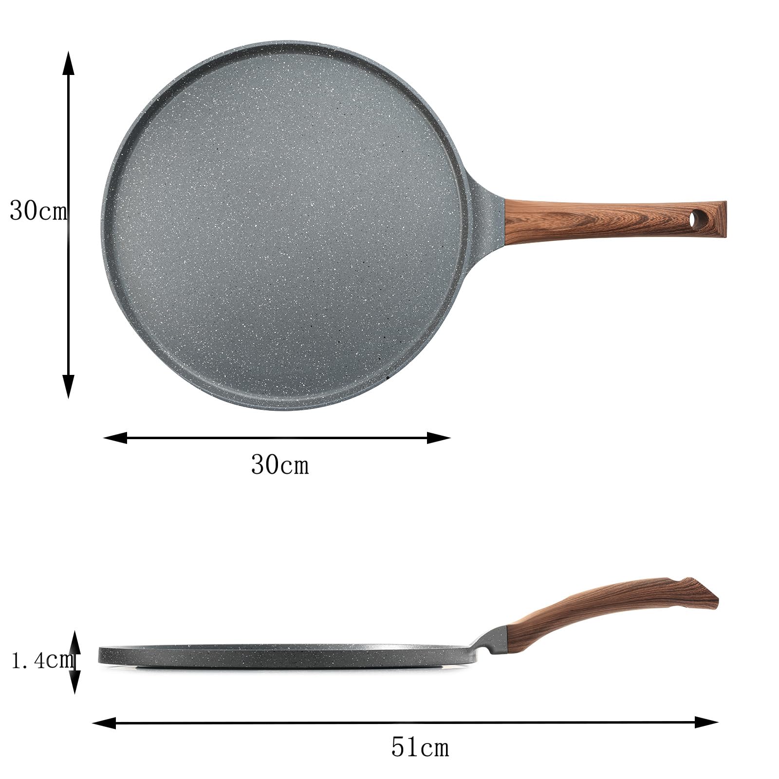 Foto 5 | Sartén para Crepas Sensarte 30 cm- Venta Internacional