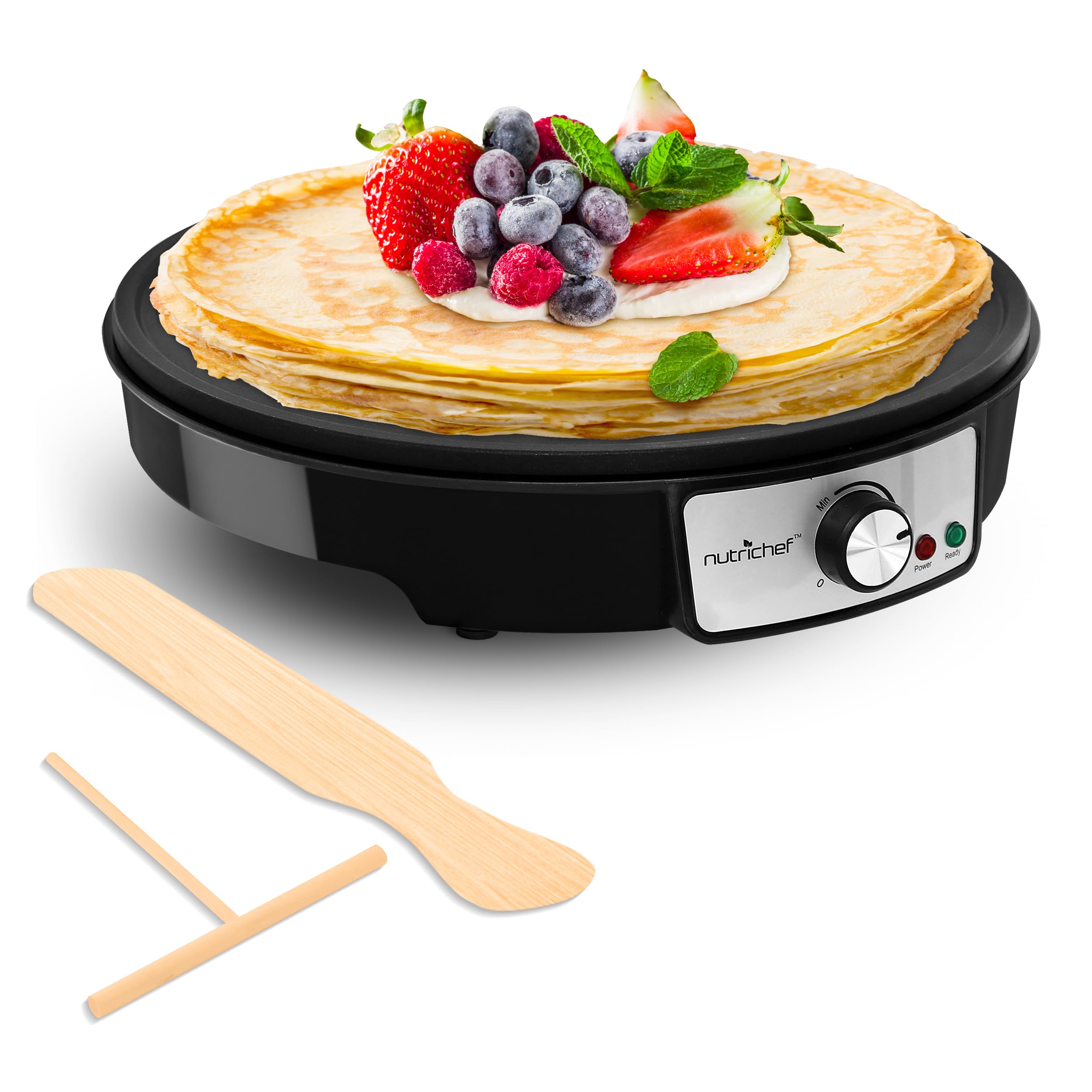 Foto 2 pulgar | Plancha Y Crepera Eléctrica Nutrichef 30 Cm - Venta Internacional.