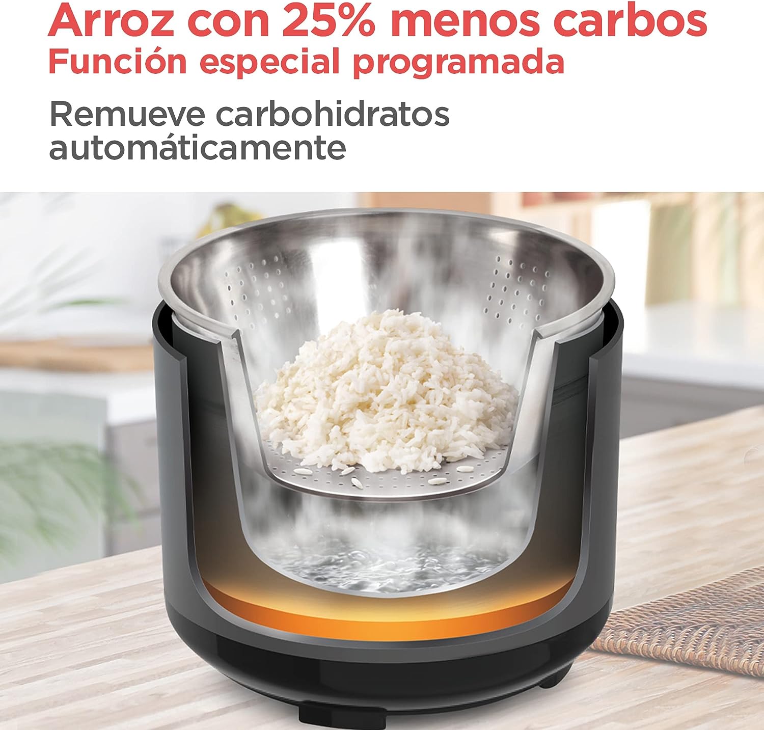 Foto 4 pulgar | Olla Multifuncional Black + Decker 3l 12 en 1 Negra