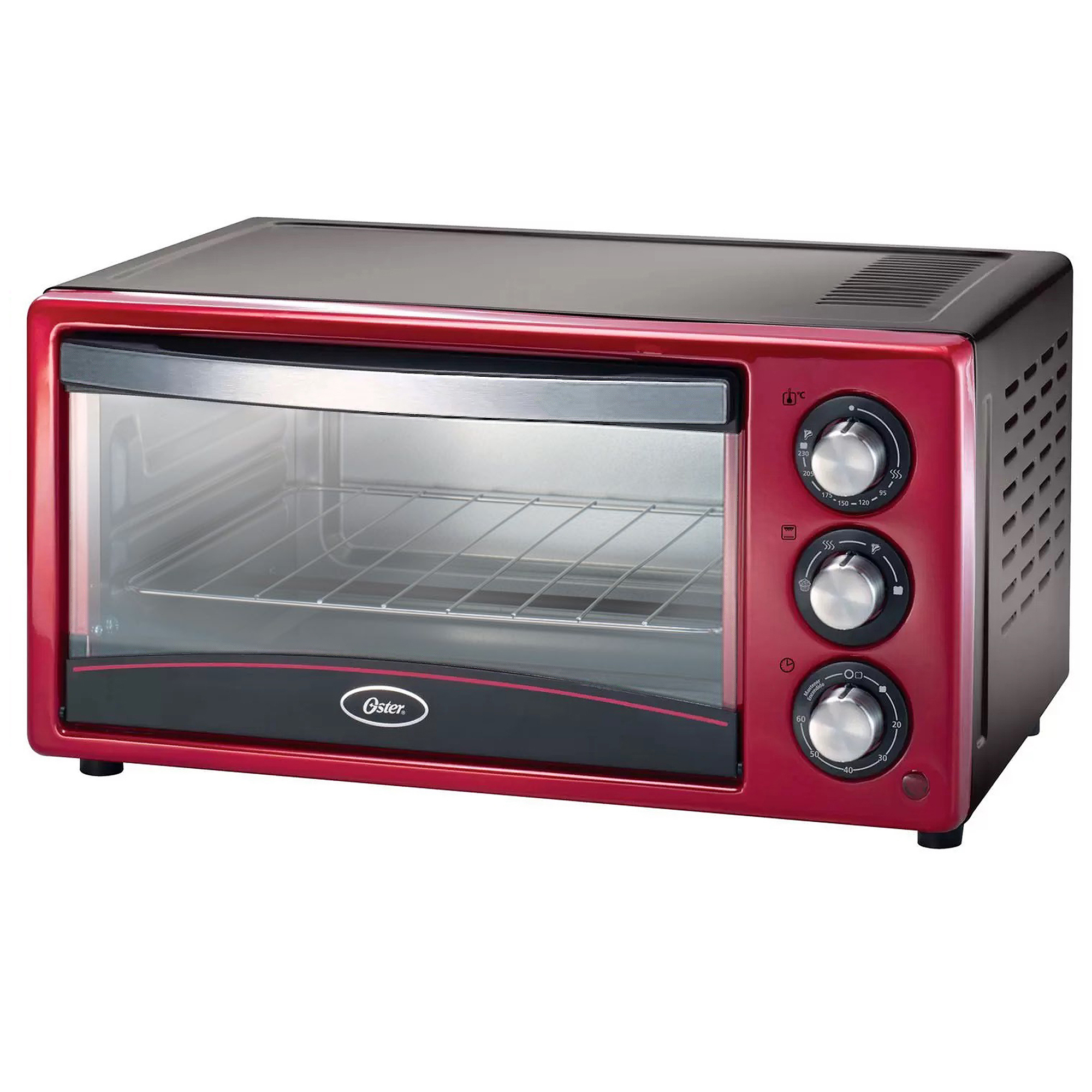 Foto 3 pulgar | Horno Tostador Oster TSSTTV15LTR 15 Litros 4 Funciones color Rojo