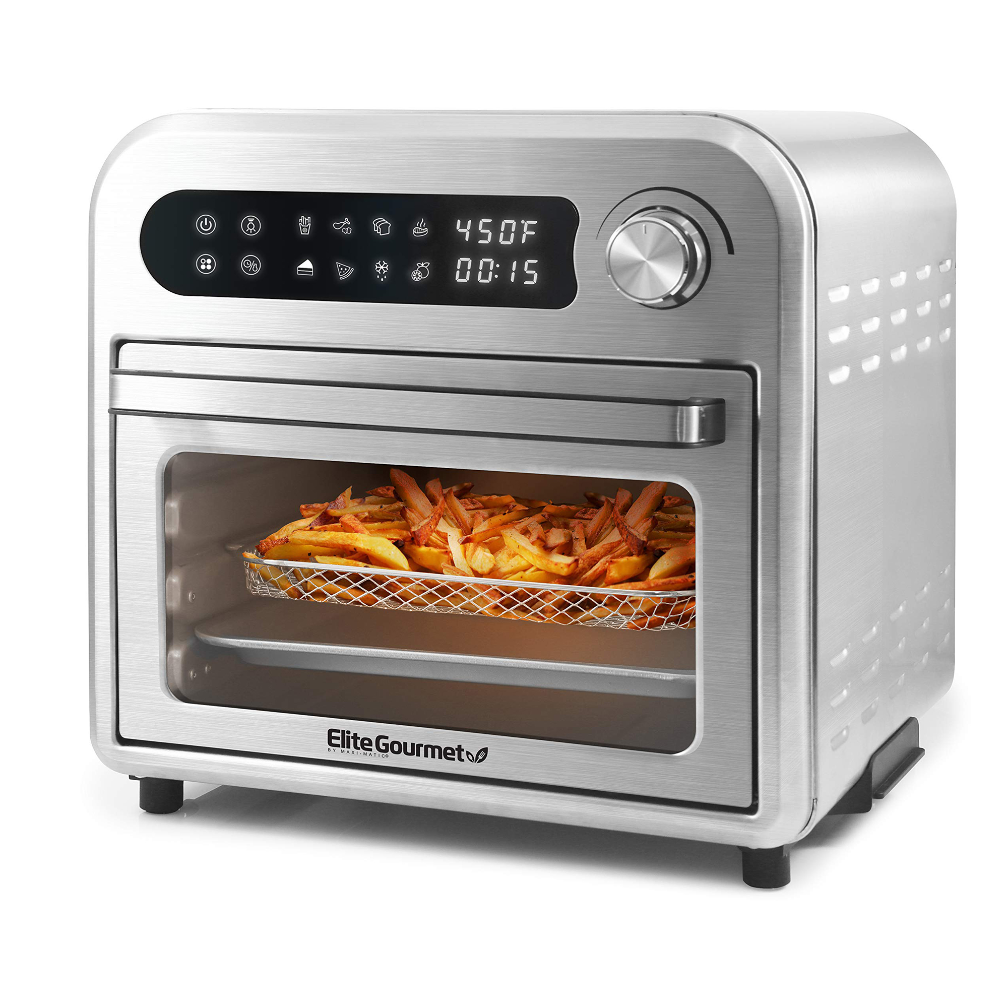 Foto 2 | Horno Freidor De Aire Elite Digital 10l Gris Modelo EAF1010D