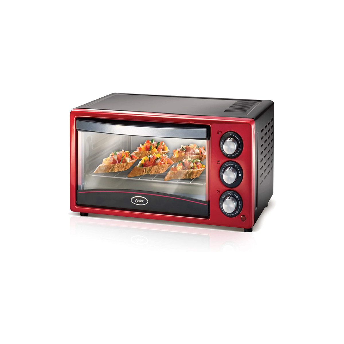 Horno Eléctrico Oster Tssttv15ltb color Rojo