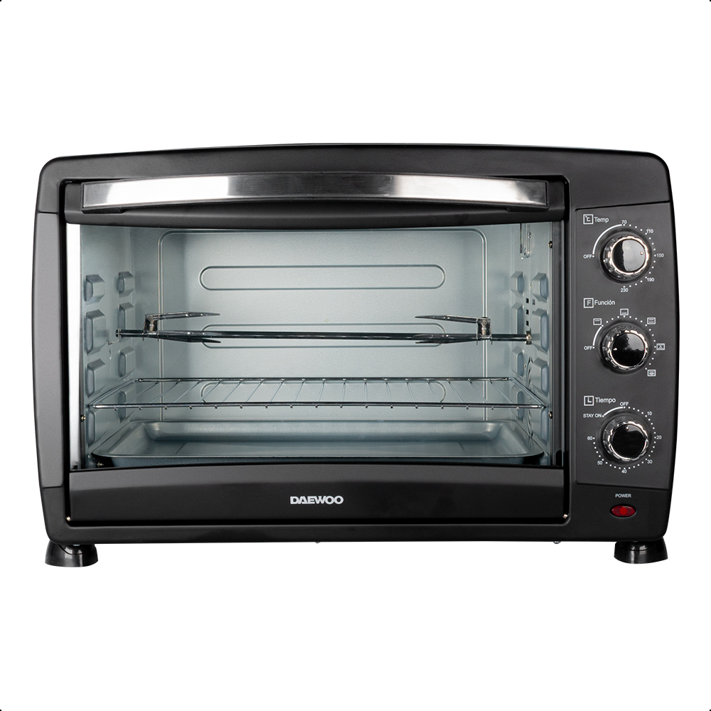 Horno Tostador Daewoo DOT-1666 color Negro de 40 L