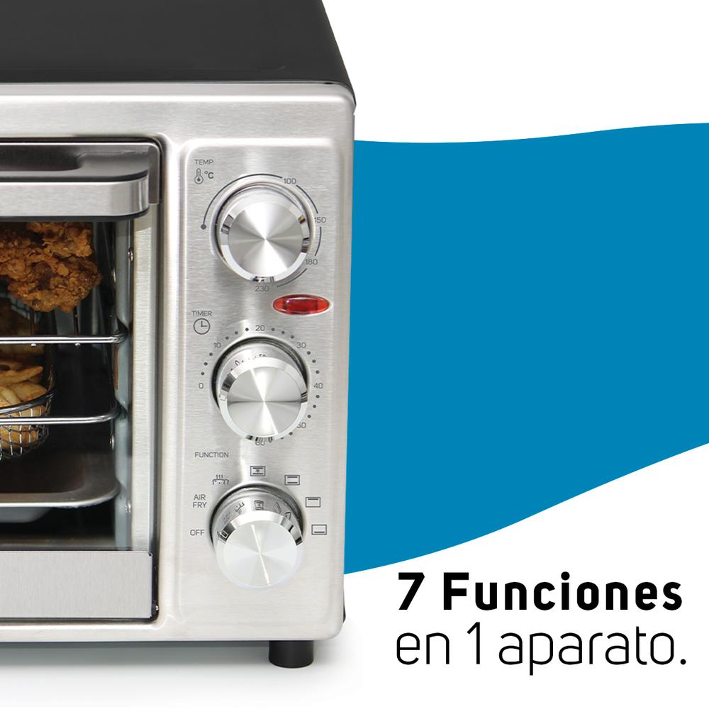 Foto 4 pulgar | Horno + Freidora de Aire Taurus Radiance color Plata