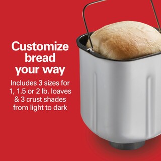 Foto 4 | Máquina Para Hacer Pan Hamilton Beach Artisan Sin Gluten 0,9-0,9 Kg - Venta Internacional.