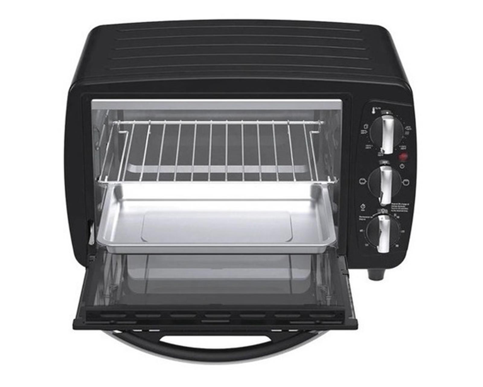 Foto 4 pulgar | Horno De Mesa Eléctrico Multifuncion 18l Turbo Air T-fal Color Negro Color Negro