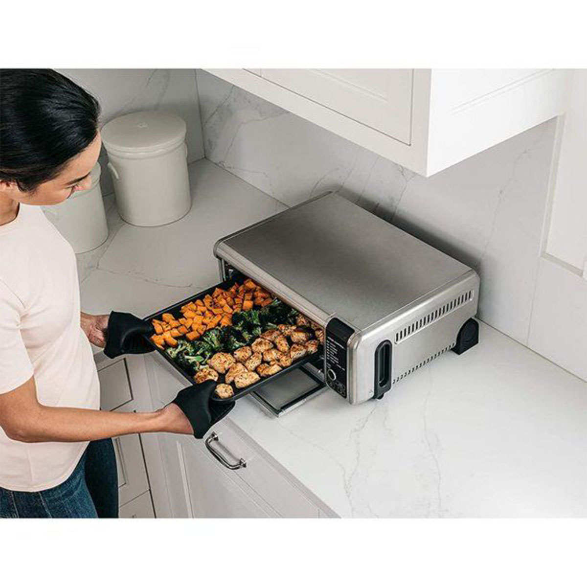 Foto 8 pulgar | Horno Freidora de Aire 9 en 1 Ready Cook de Acero Inoxidable 1800 Watts