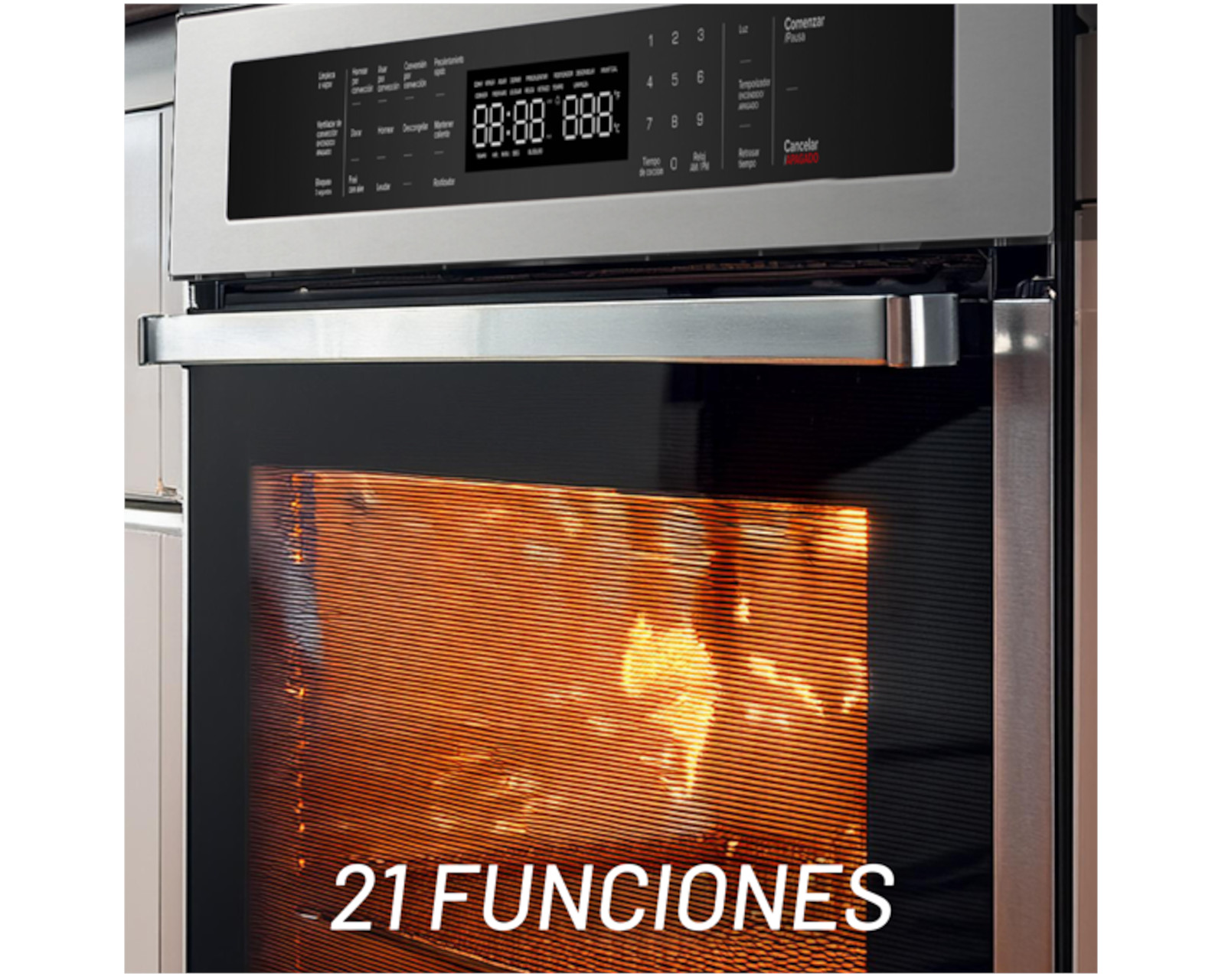 Foto 4 pulgar | Horno Empotrable Para Gas Natural Con Capacidad 58l