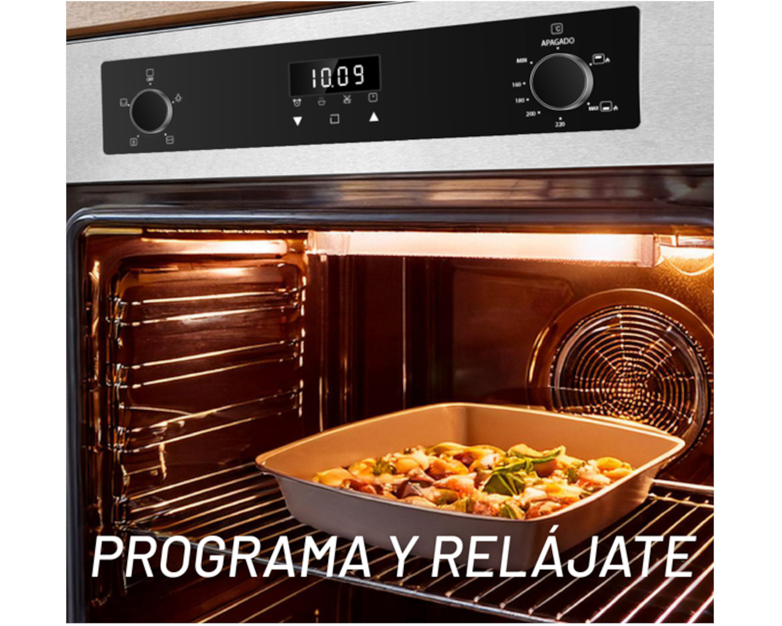 Foto 5 pulgar | Horno Empotrable Para Gas Natural Con Capacidad 58l