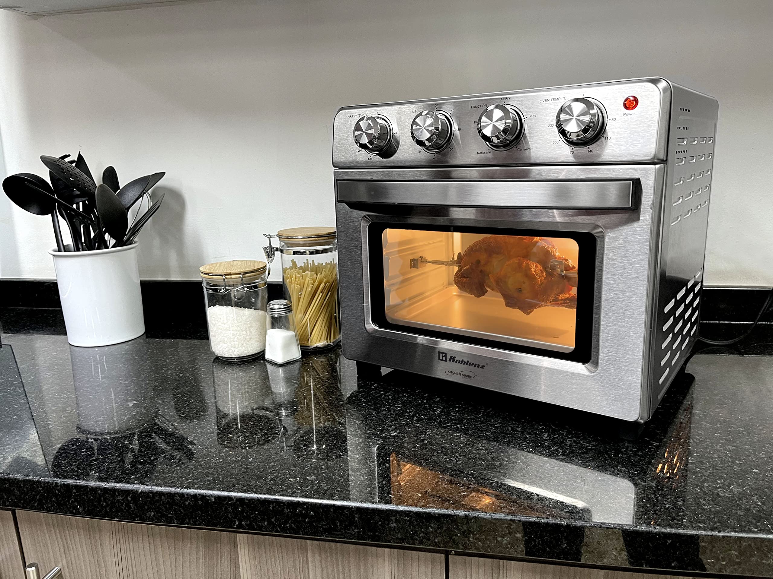 Foto 6 pulgar | Horno Inteligente Air Fryer Koblenz 27l 4 en 1 Inoxidable - Venta Internacional