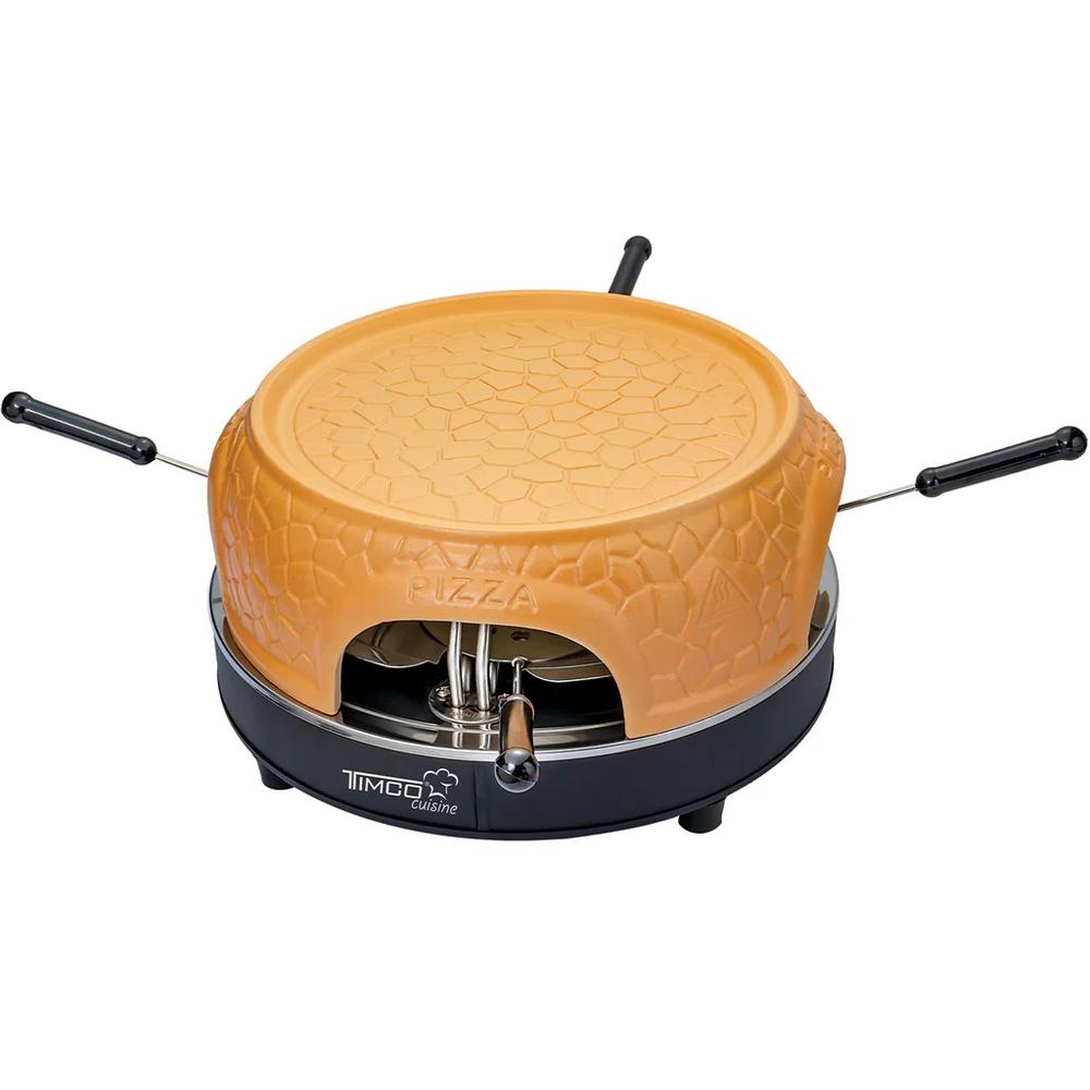 Foto 7 pulgar | Horno Eléctrico Pizza Mini Portátil Cerámica 4 Piezas Timco