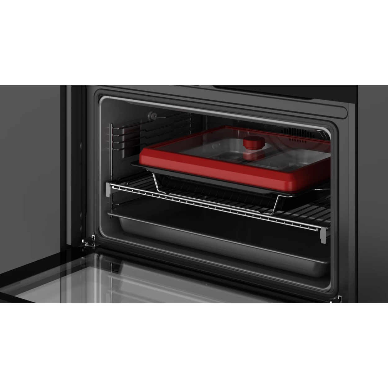 Foto 3 | Horno Eléctrico Empotre Teka Hlf 8400 Bk De 76 Cm (30'') Cristal Negro
