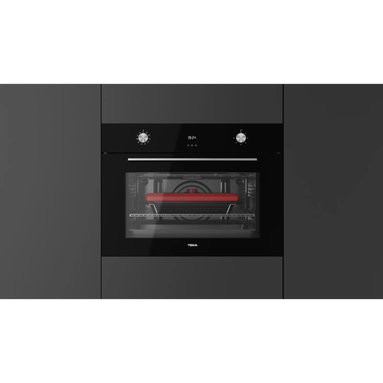 Foto 9 pulgar | Horno Eléctrico Empotre Teka Hlf 8400 Bk De 76 Cm (30'') Cristal Negro