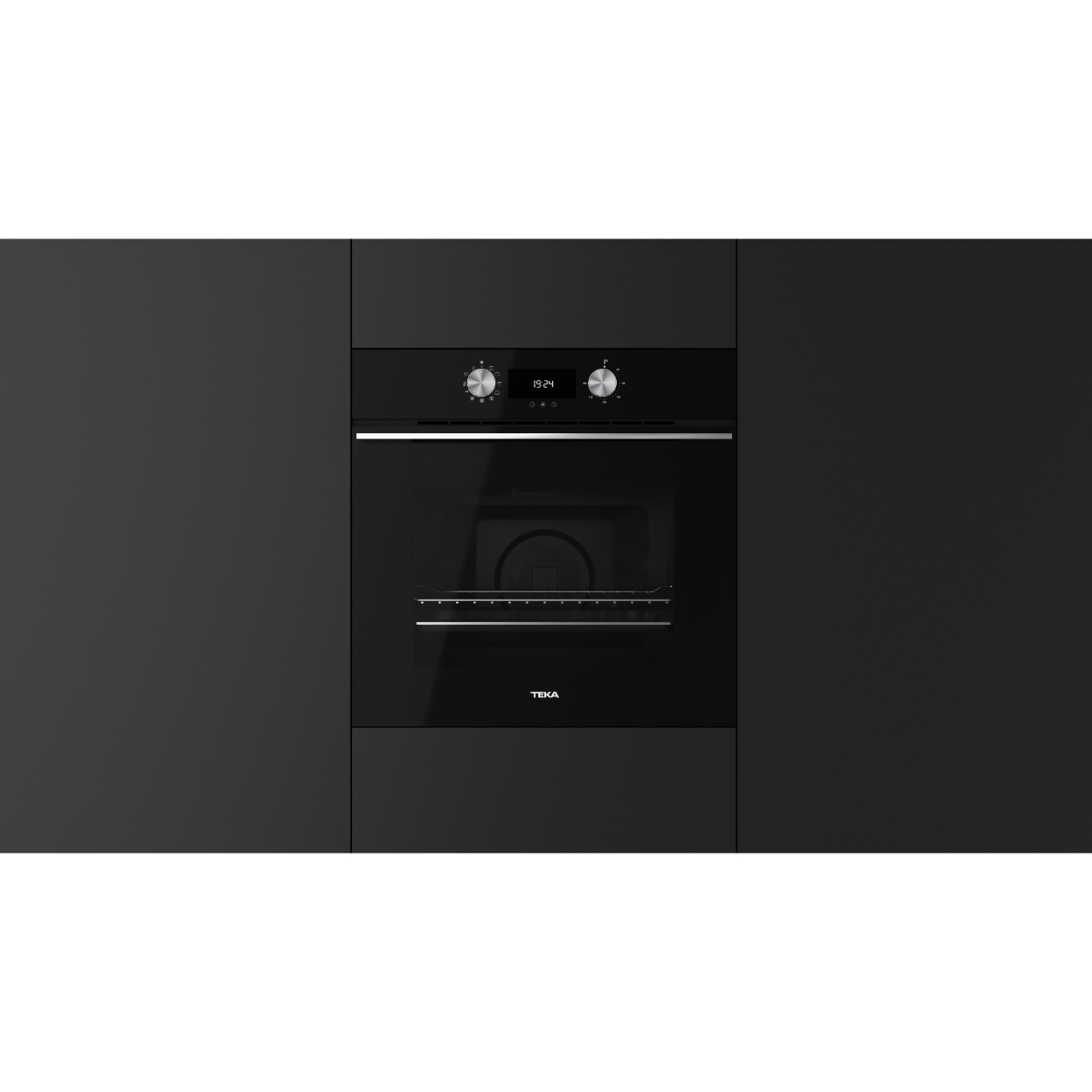 Foto 8 pulgar | Horno Eléctrico Empotre Teka Hlb 8400 Bk De 60 Cm (24'') Cristal Negro