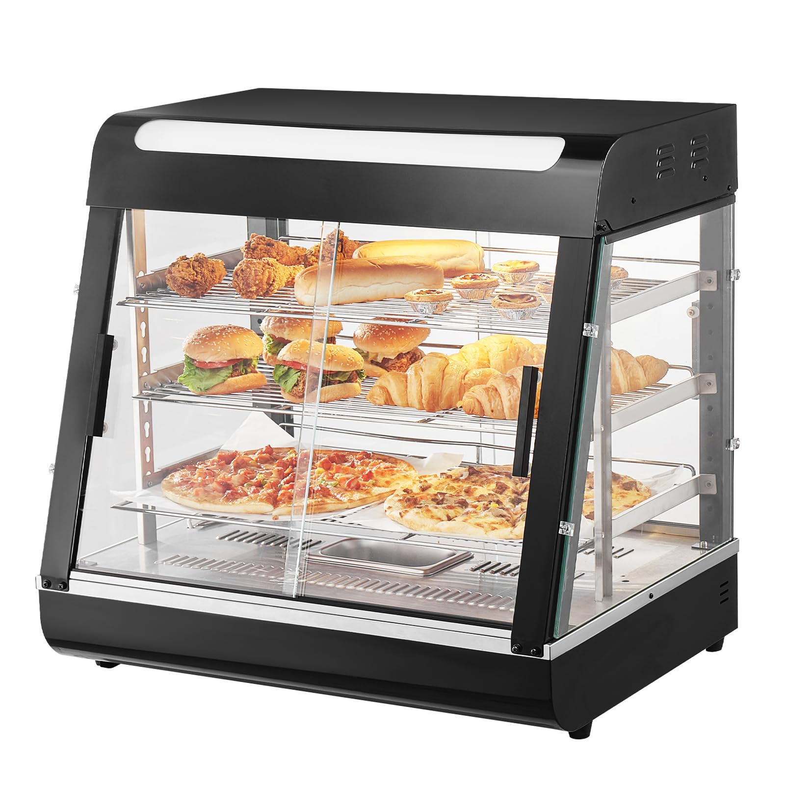 Foto 2 pulgar | Pantalla Para Calentar Alimentos Vevor De 3 Niveles, 111 L, 1200 W, Con Luz Y Temperatura - Venta Internacional.