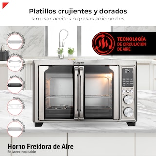 Foto 2 | Horno Freidora de Aire Bogner BAF300 Acero Inoxidable 30 l