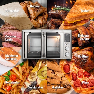 Foto 7 | Horno Freidora de Aire Bogner BAF300 Acero Inoxidable 30 l