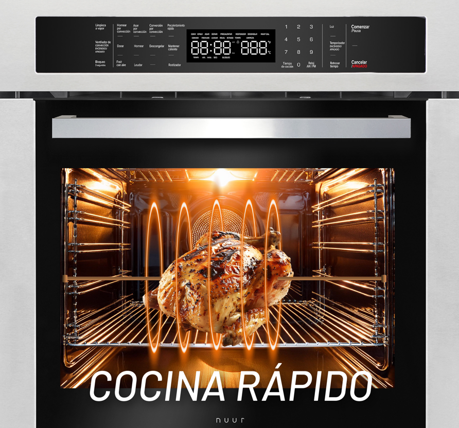 Foto 5 pulgar | Horno Empotrable Para Gas Natural Con Capacidad 58l