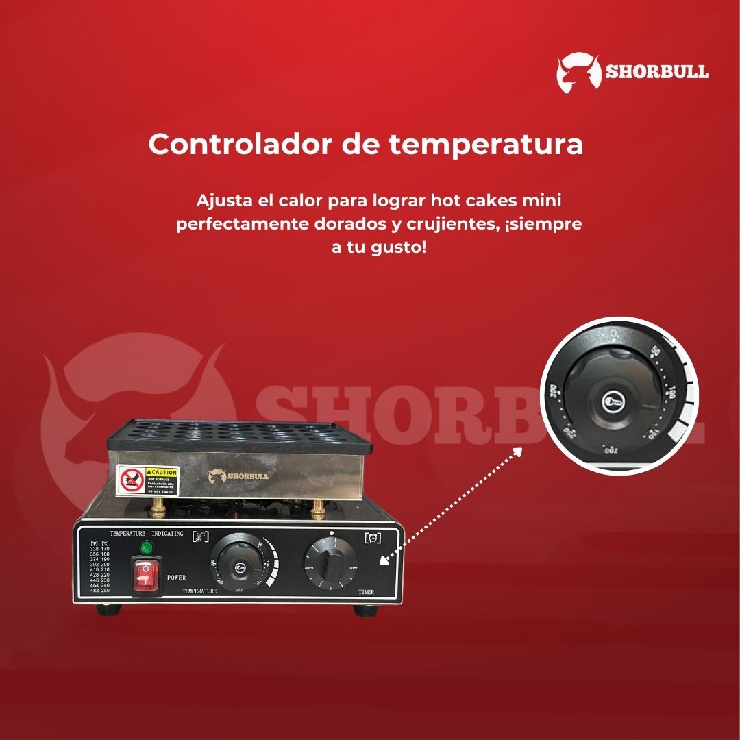 Foto 4 | Máquina para Mini Hotcakes Eléctrica Shorbull