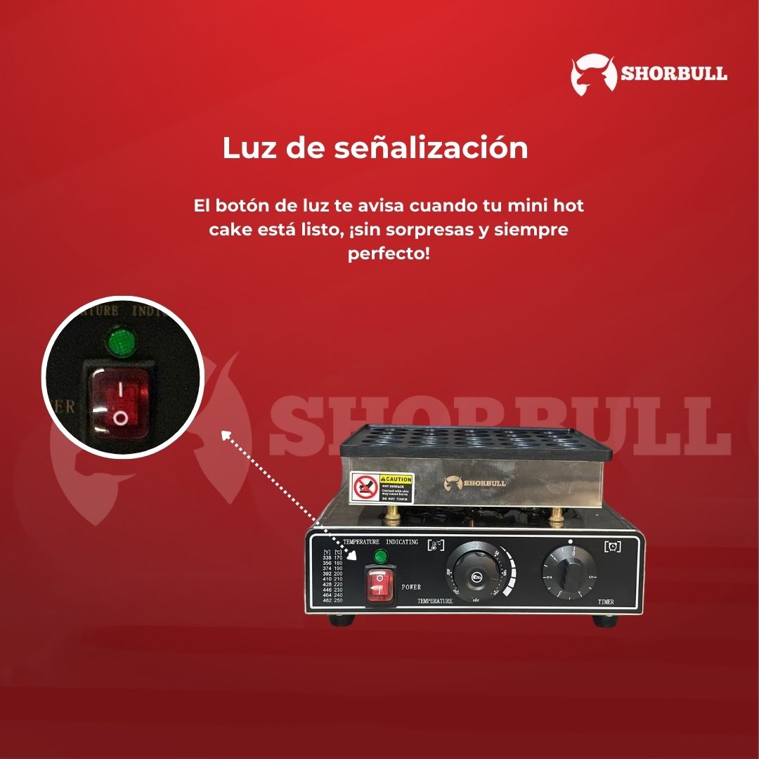 Foto 5 | Máquina para Mini Hotcakes Eléctrica Shorbull