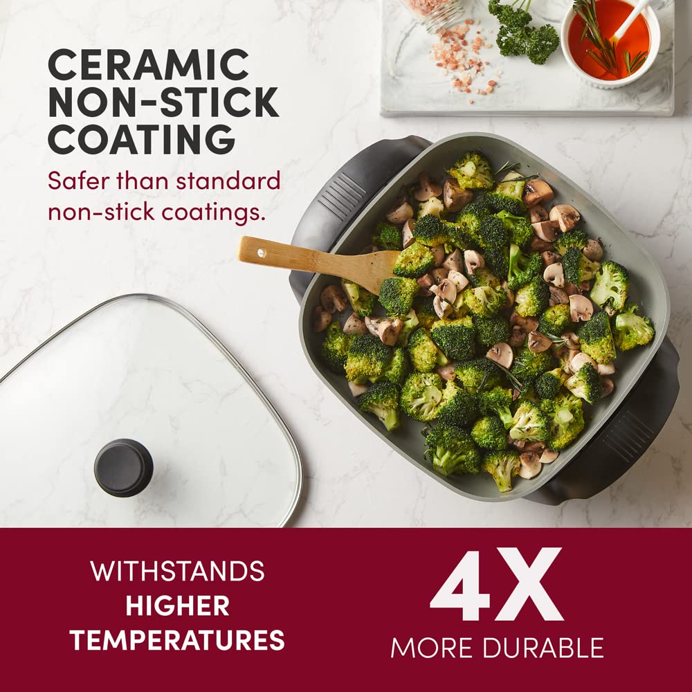 Foto 4 | Sartén Eléctrica Elite Gourmet Eg2212 Ceralast™ Sin Pfas - Venta Internacional.