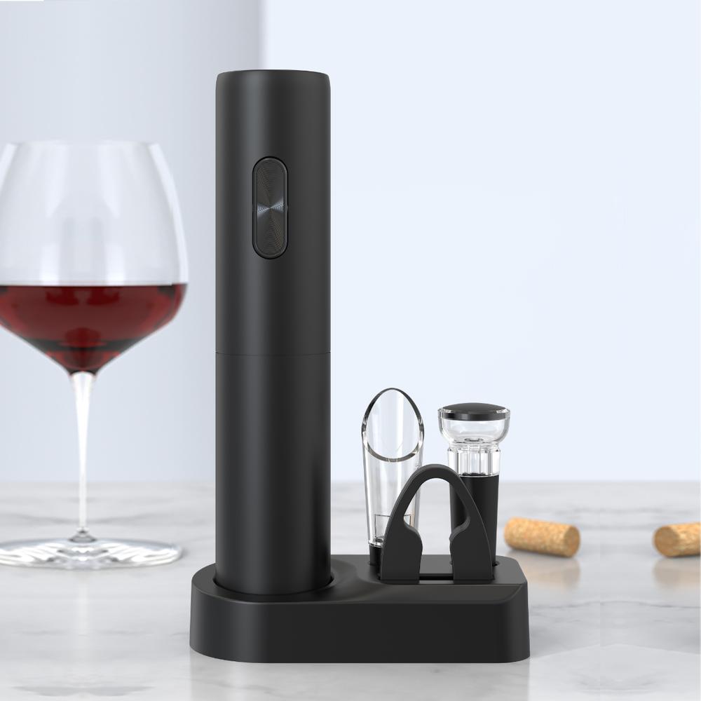 Foto 4 pulgar | Destapador Eléctrico de Vino Pink Garlic DEBV95 color Negro