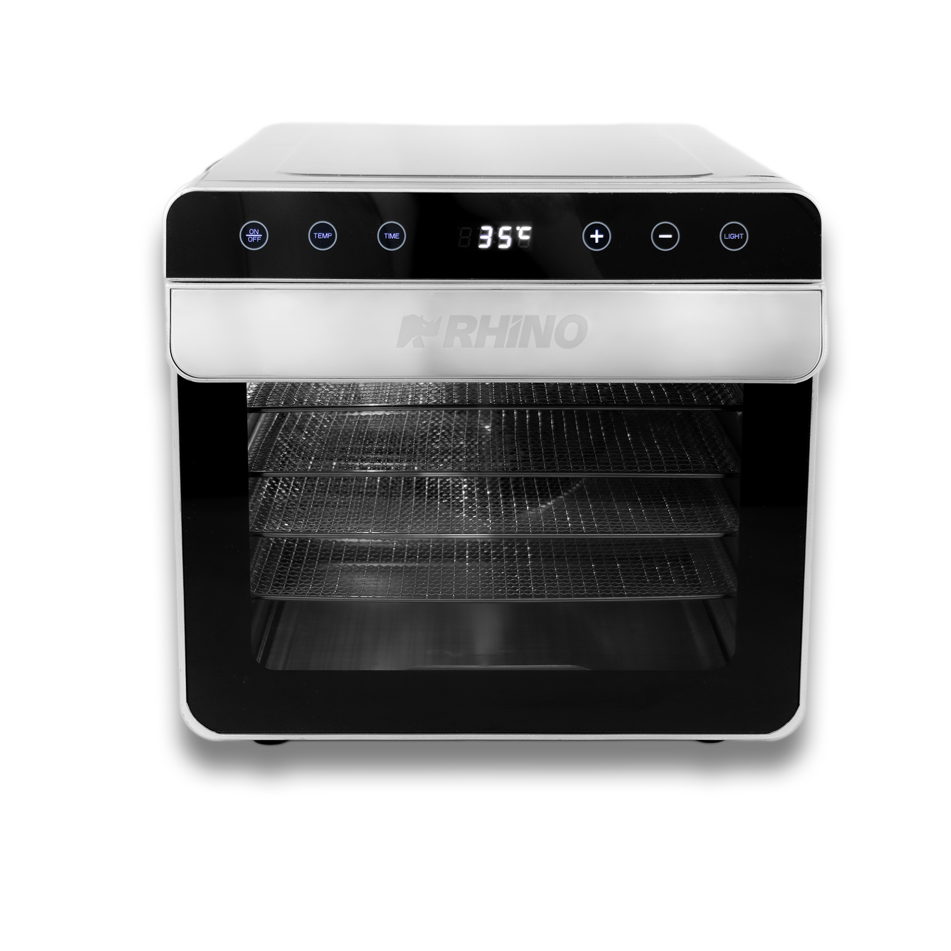 Foto 4 pulgar | Deshidratador De Alimentos Rhino Desali-6  Potencia 700 W, 6 Bandejas Acero T-304, Temp. 30-85 °c, Panel Táctil