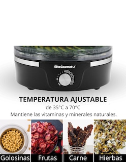 Foto 4 | Deshidratador de Alimentos Elite Gourmet 5 Bandejas Sin Bpa