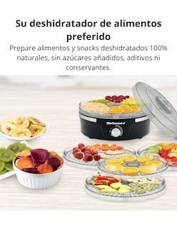 Foto 6 | Deshidratador de Alimentos Elite Gourmet 5 Bandejas Sin Bpa