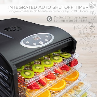 Foto 3 | Deshidratador de Alimentos Ivation de 6 Bandejas para Encimera 480 W Negro -Venta Internacional