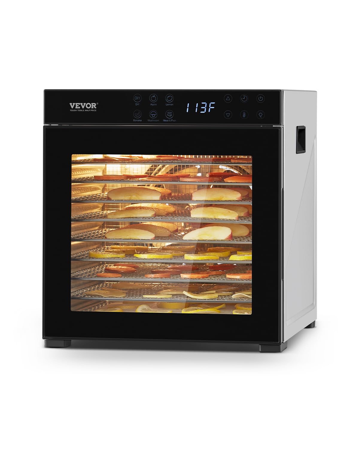 Foto 2 pulgar | Deshidratador De Alimentos Vevor 10 Bandejas De Acero Inoxidable 1000w 24h Tim - Venta Internacional.