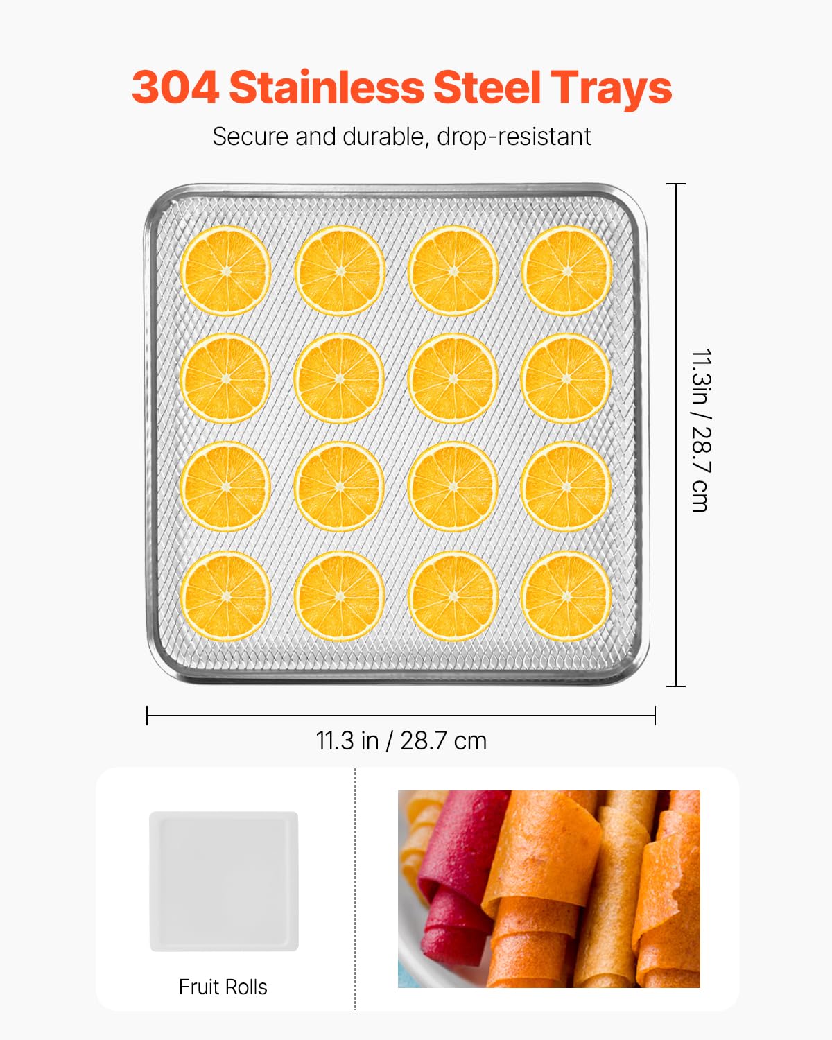 Foto 4 pulgar | Deshidratador De Alimentos Vevor, 12 Bandejas De Acero Inoxidable, 850 W, 24 Horas, Temporizador - Venta Internacional.