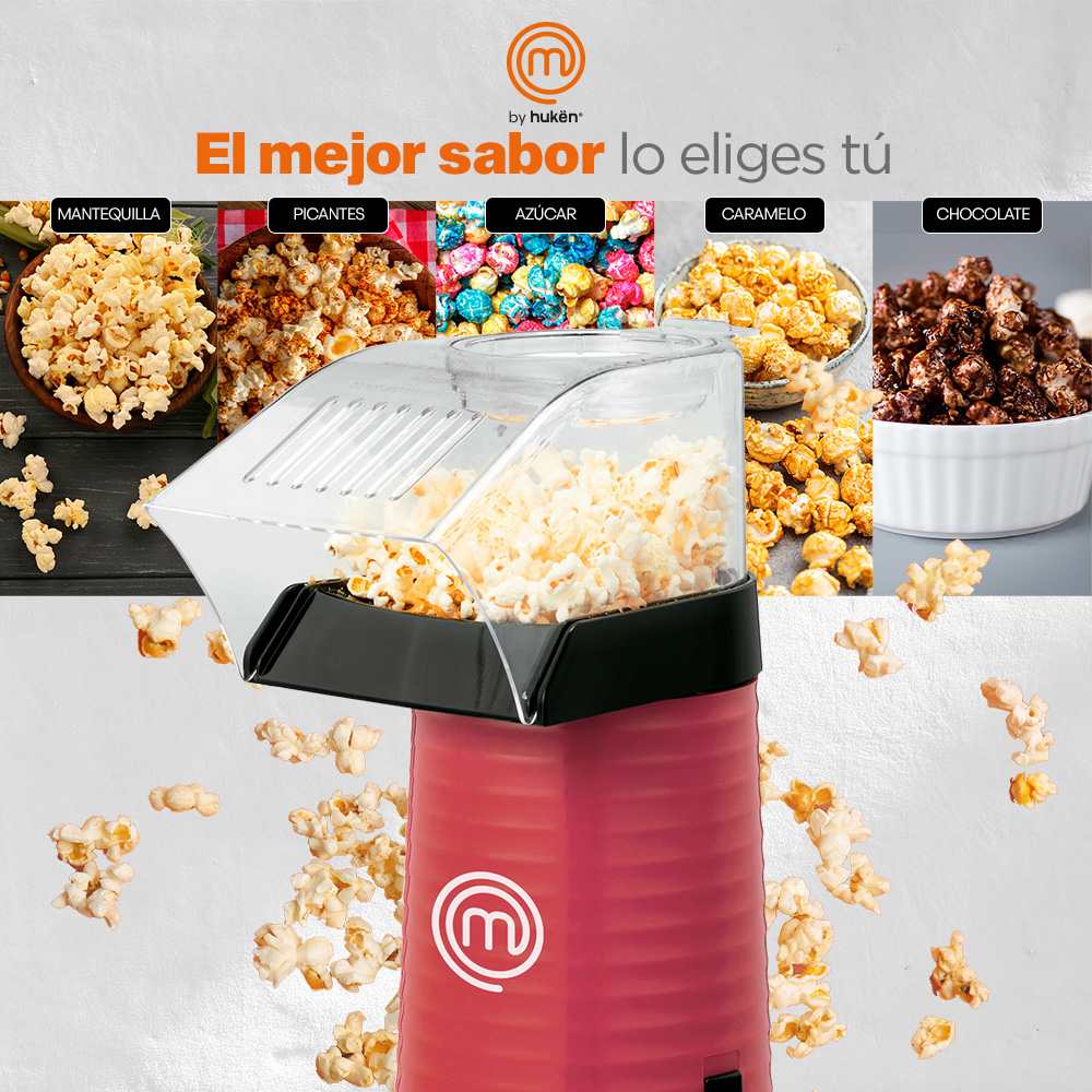 Foto 2 | Maquina de Palomitas MasterChef Roja Air-Pop Max 80gr