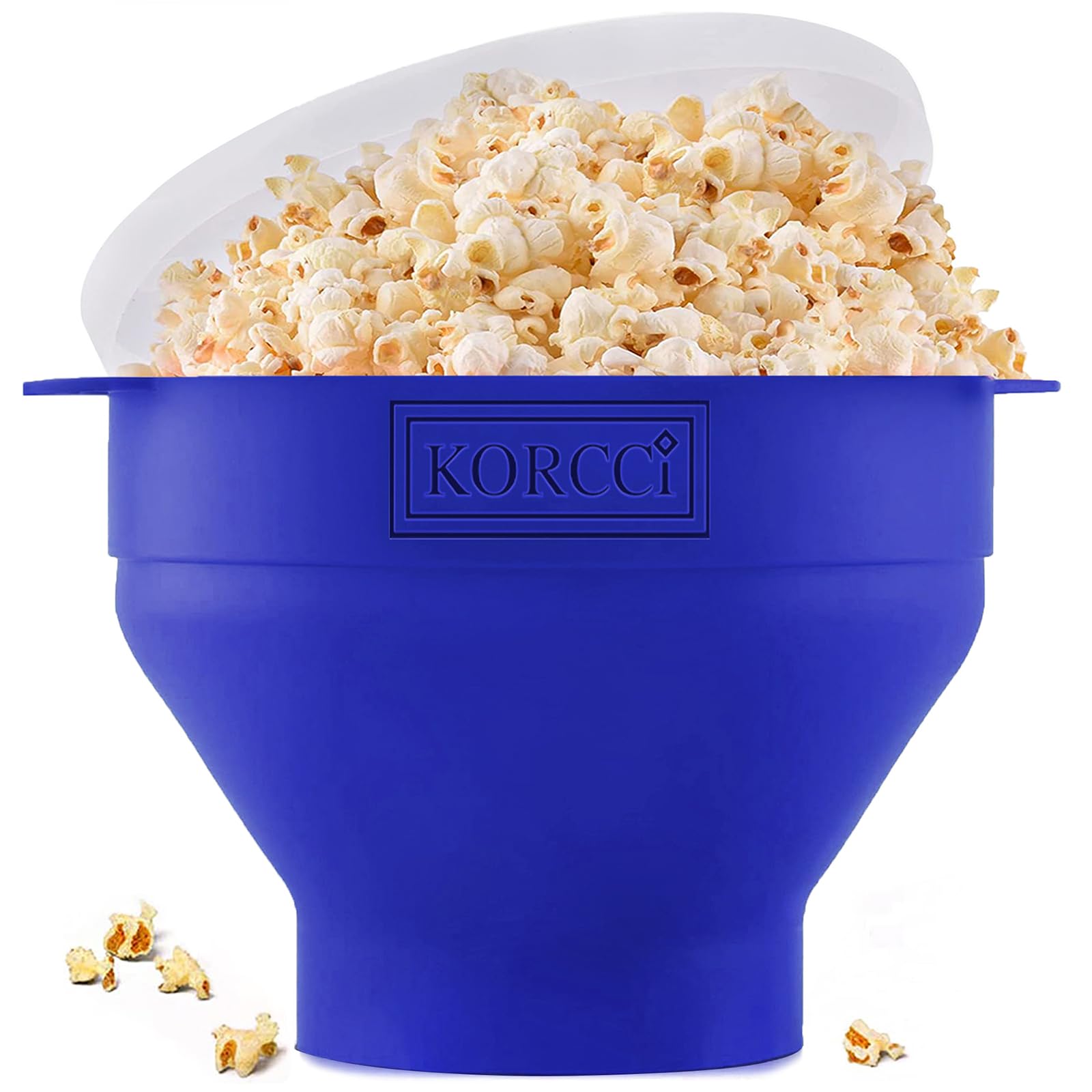 Máquina Para Hacer Palomitas Korcci Para Microondas (silicona, Sin Bpa), Color Azul - Venta Internacional.