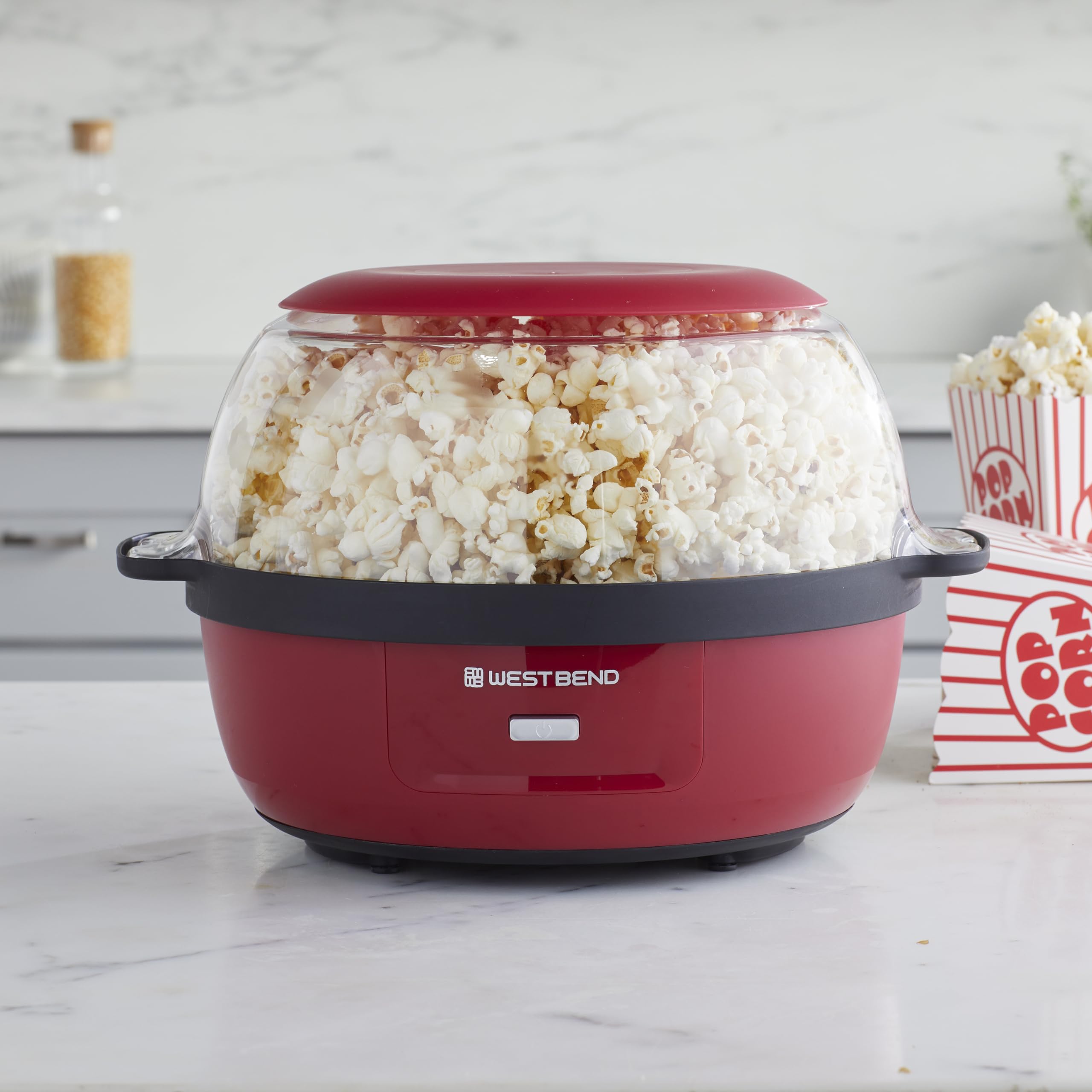 Foto 3 pulgar | Aceite Popcorn Popper West Bend Stir Crazy Hot, 6 L, Rojo - Venta Internacional.