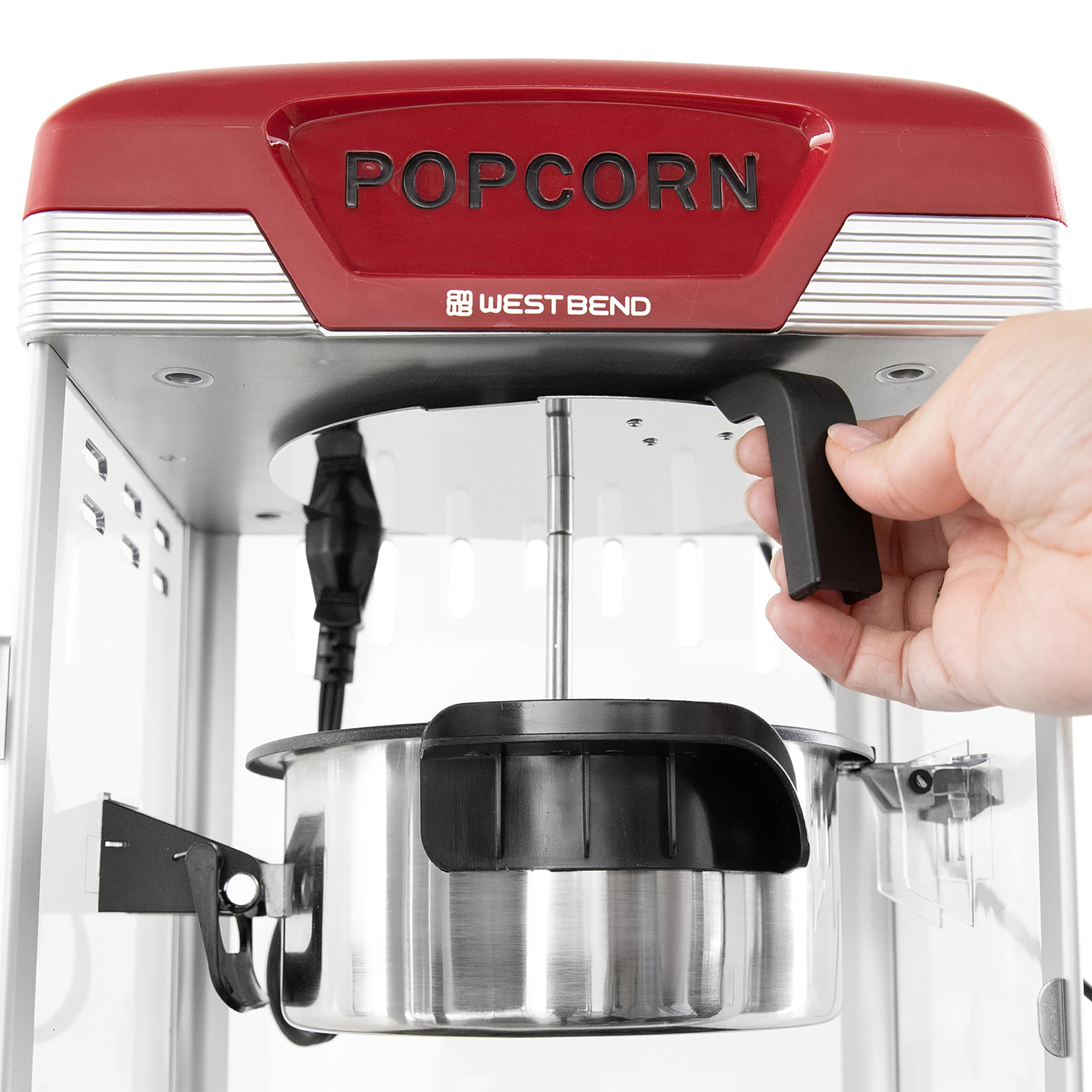 Foto 8 pulgar | Sala De Cine Popcorn Popper West Bend Stir Crazy, 4 Litros, Color Rojo - Venta Internacional.