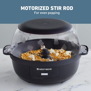 Foto 4 | Máquina para hacer palomitas West Bend Stir Crazy Hot Oil 6 L Negro - Venta Internacional