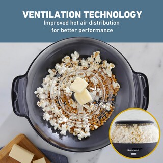 Foto 7 | Máquina para hacer palomitas West Bend Stir Crazy Hot Oil 6 L Negro - Venta Internacional