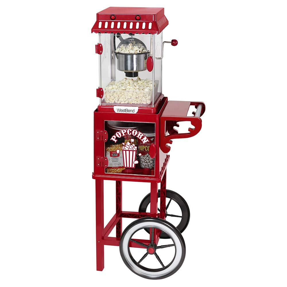 Carrito de palomitas con ruedas West Bend PCMC20RD13 - Venta Internacional