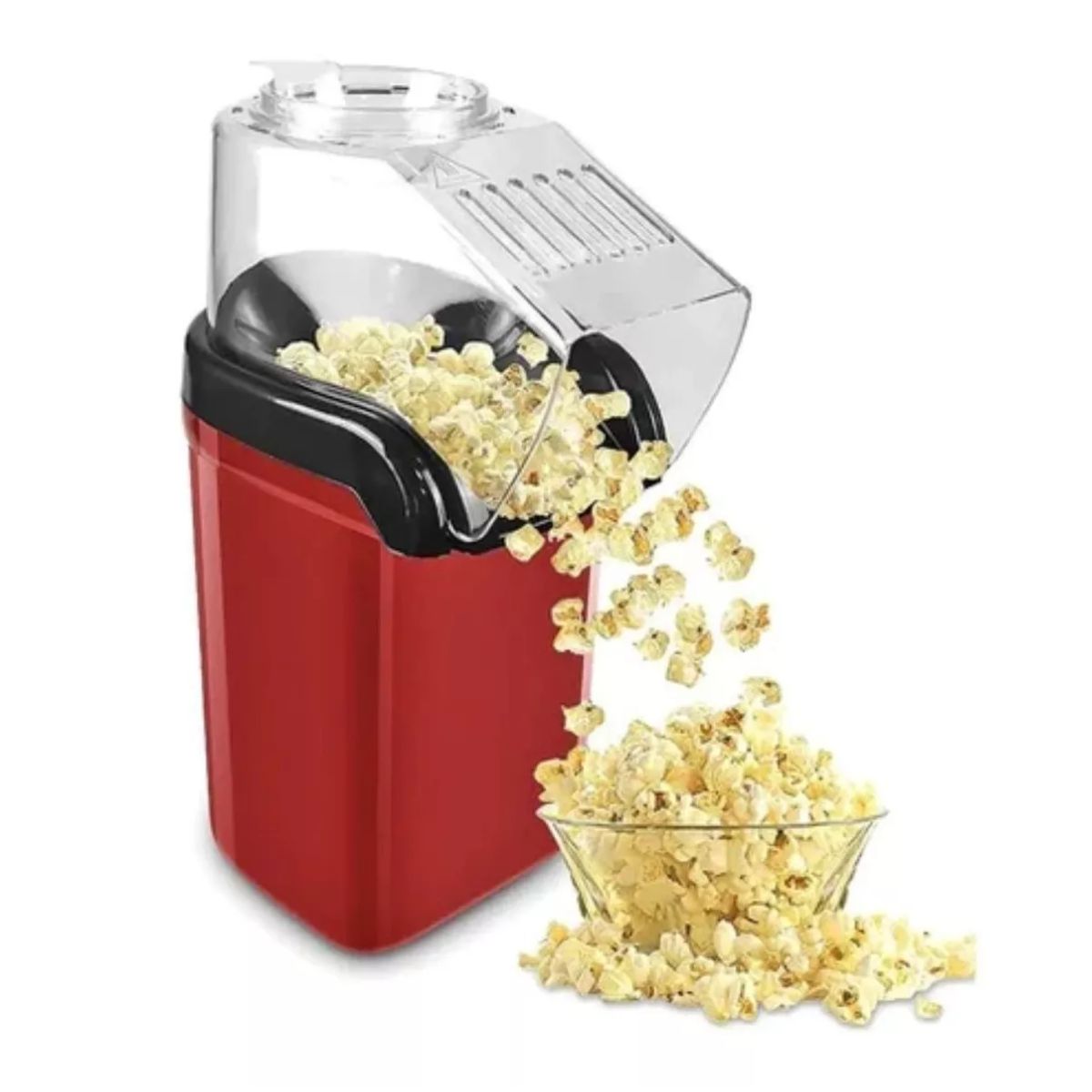 Máquina de Aire para Hacer Palomitas Brentwood Pc-486r 8 Tazas Rojo