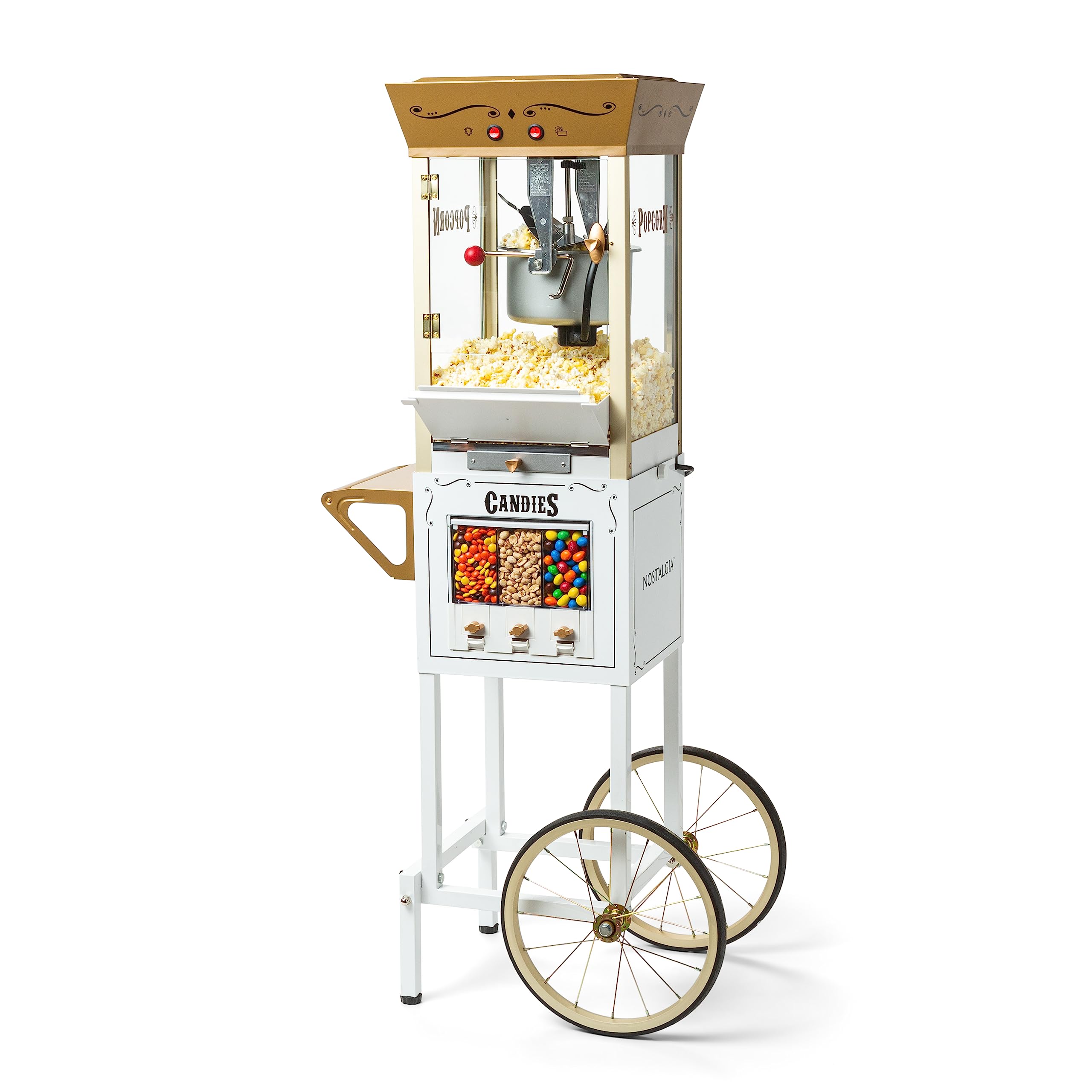 Carrito Profesional Popcorn Maker Nostalgia, 240 Ml, 32 Tazas - Venta Internacional.