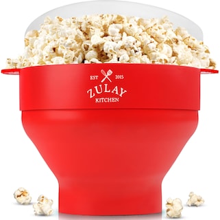 Foto 1 | Contenedor para Hacer Palomitas Zulay Kitchen para Microondas sin BPA Silicona Rojo - Venta Internacional