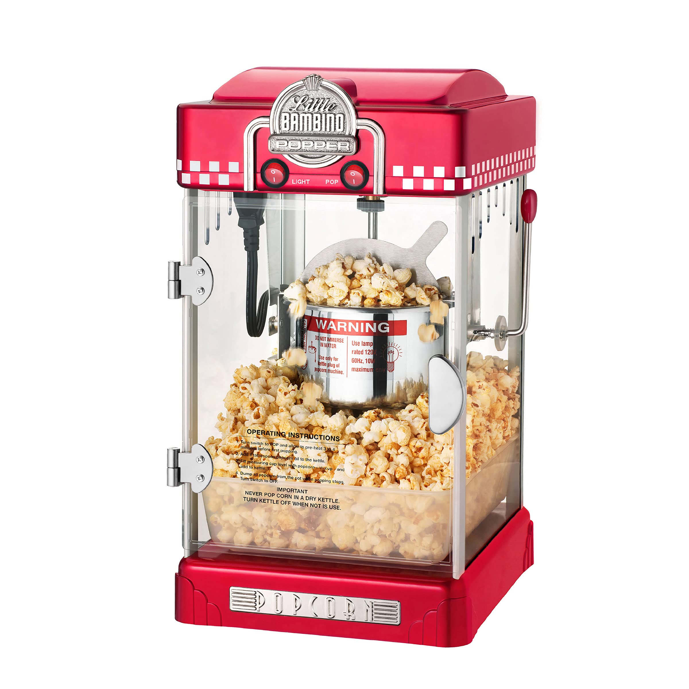 Máquina De Palomitas Great Northern Little Bambino Modern Grey - Venta Internacional.