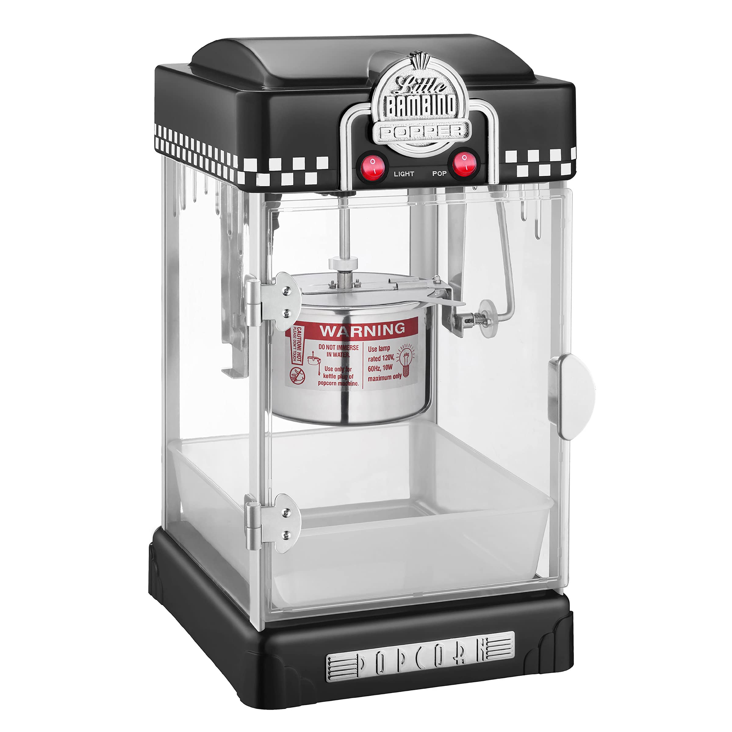 Foto 6 | Máquina De Palomitas Little Bambino De 75 Ml Con Hervidor De Acero Inoxidable - Venta Internacional.