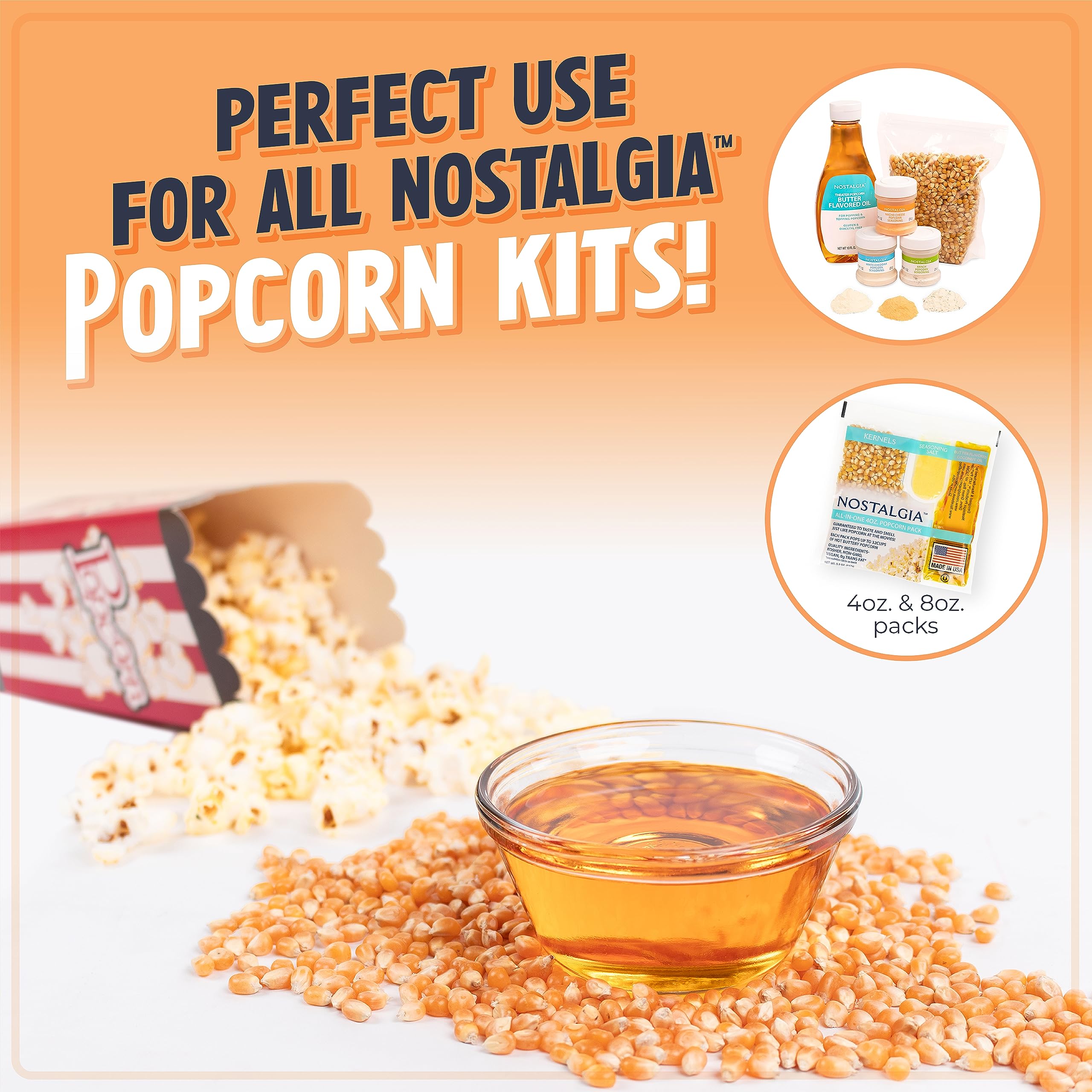 Foto 7 pulgar | Máquina para Hacer Palomitas Nostalgia Rojo 2 L - Venta Internacional