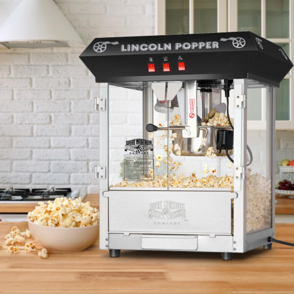 Foto 5 pulgar | Máquina de Palomitas Great Northern Lincoln De 8 Onzas Con Accesorios - Venta Internacional
