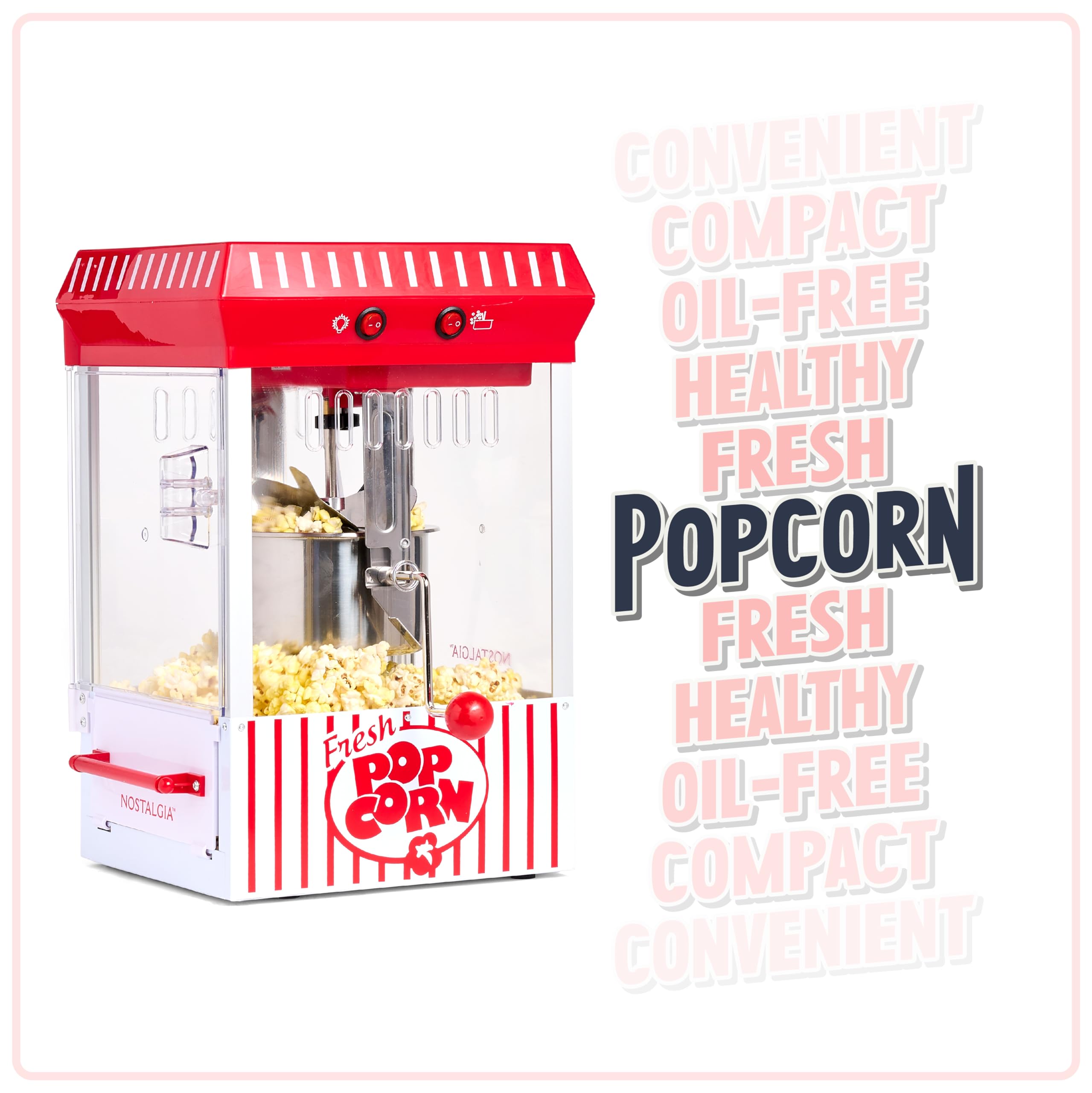 Foto 6 pulgar | Maquina Popcorn Maker Nostalgia Professional - Venta Internacional