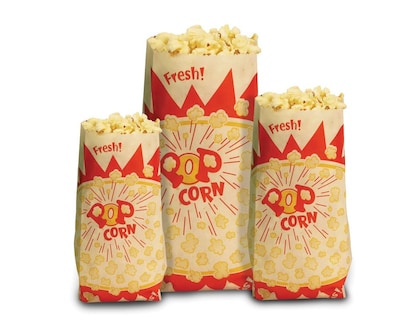 Foto 1 | Bolsas Para Palomitas Paragon, 1 Onza, 1000 Unidades, Color Beige (1029), 30 Ml - Venta Internacional.